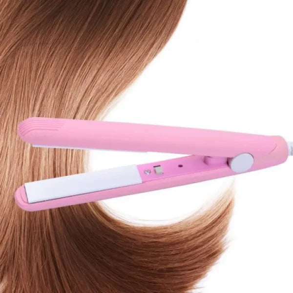 Mini Portable Hair Straightner / Air Smooth, Silky, Frizz-free And Healthy. (with Packing Box) (random Color)