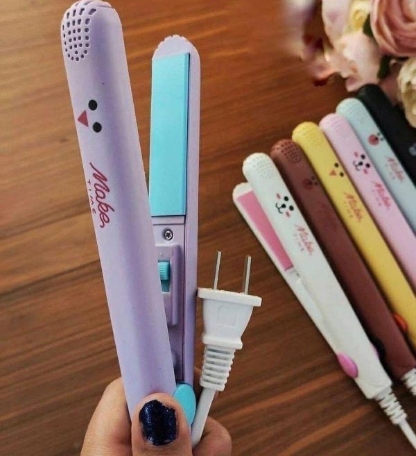 Mini Portable Hair Straightner / Air Smooth, Silky, Frizz-free And Healthy. (with Packing Box) (random Color)