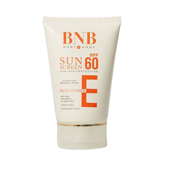 Bnb Sun Screen Spf-60 Vitamin E (120ml )