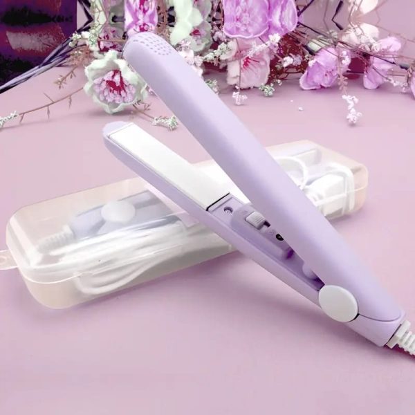 Mini Portable Hair Straightner / Air Smooth, Silky, Frizz-free And Healthy. (with Packing Box) (random Color)