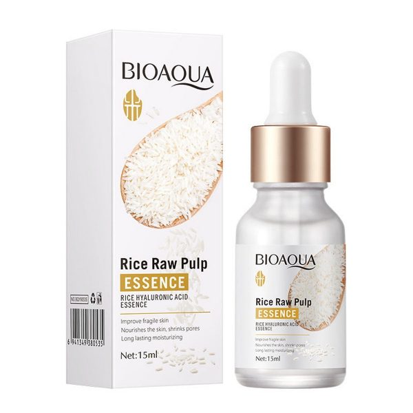 Original Bioaqua Rice Serum Natural Moisturizing Anti Aging Skin Care Face (15ml)