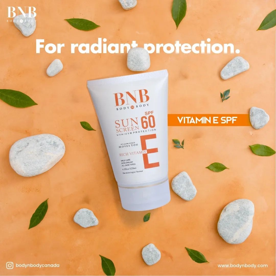 Bnb Sun Screen Spf-60 Vitamin E (120ml )